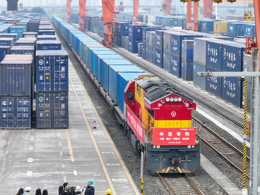 ยอดขนส่งสินค้าทางรถไฟในจีน ช่วงม.ค.-ก.พ. แตะ 622 ล้านตัน