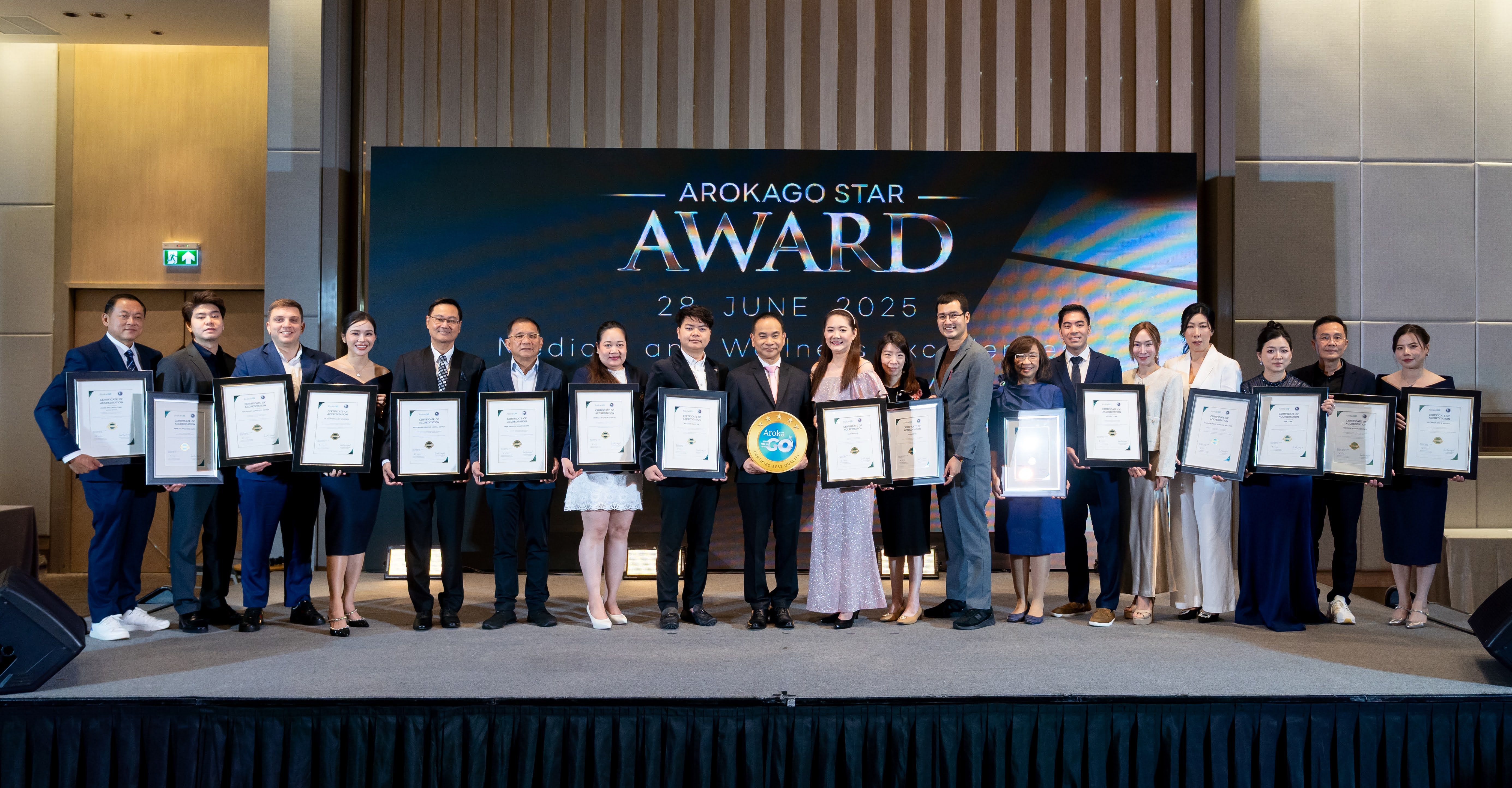 TMWTA ผนึกกำลัง ArokaGO จัดงานมอบรางวัล “ArokaGO Star Award 2025” เชิดชูสถานพยาบาลต้นแบบด้านการท่องเที่ยวเชิงสุขภาพ